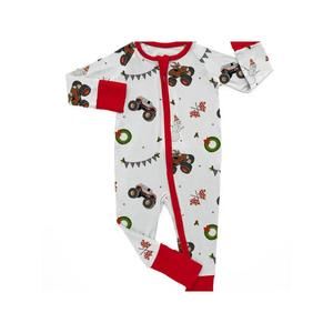 NEW LITTLE ONE SHOP infant winter jam 2-way zipper sleeper in white